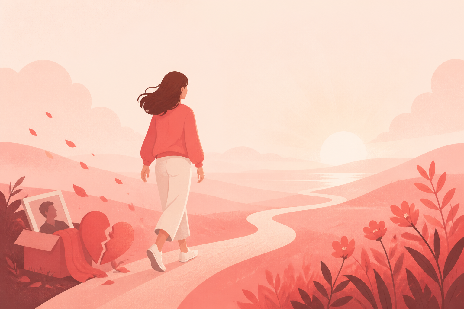 헤어졌는데 자꾸 생각나요 — 이별 후 마음 정리하는 법 (회복 5단계)